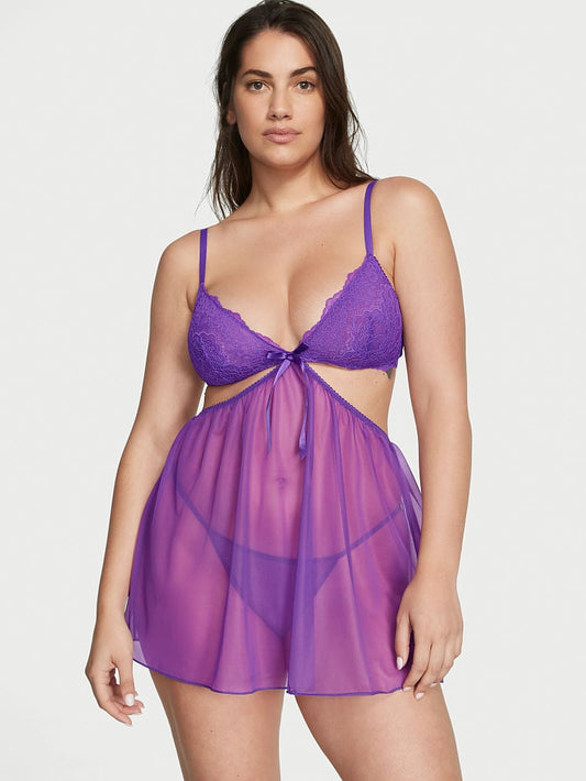 Babydoll en tulle et dentelle Victoria's Secret💜