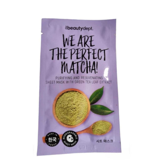 Masque en tissu Coréen We Are The Perfect Matcha de The Beauty Dept